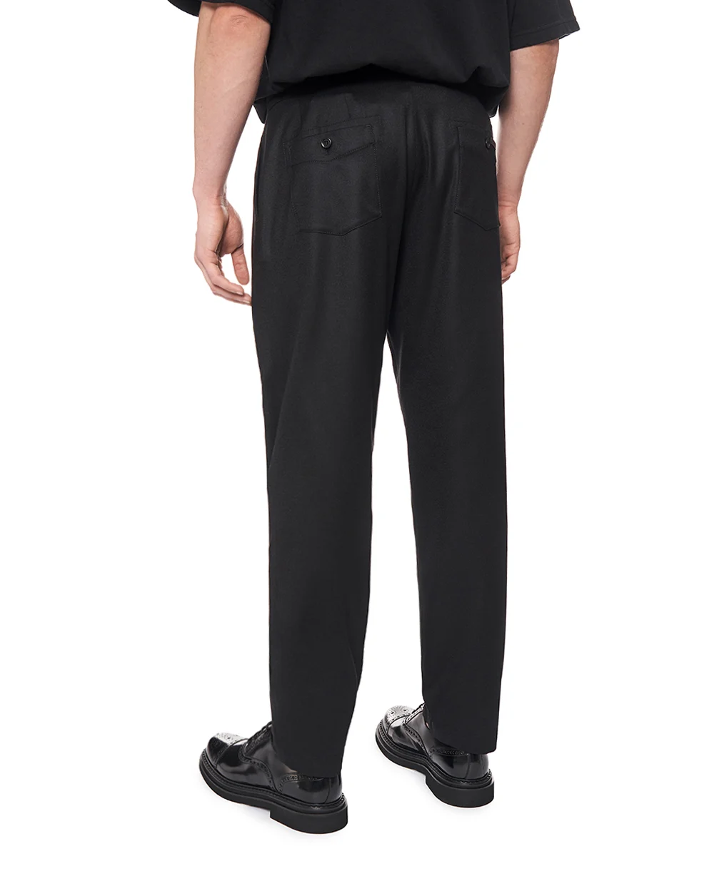 Штани з вовни Dolce&Gabbana GP12PT-FU21Q, чорний колір • Купити в інтернет-магазині Kameron