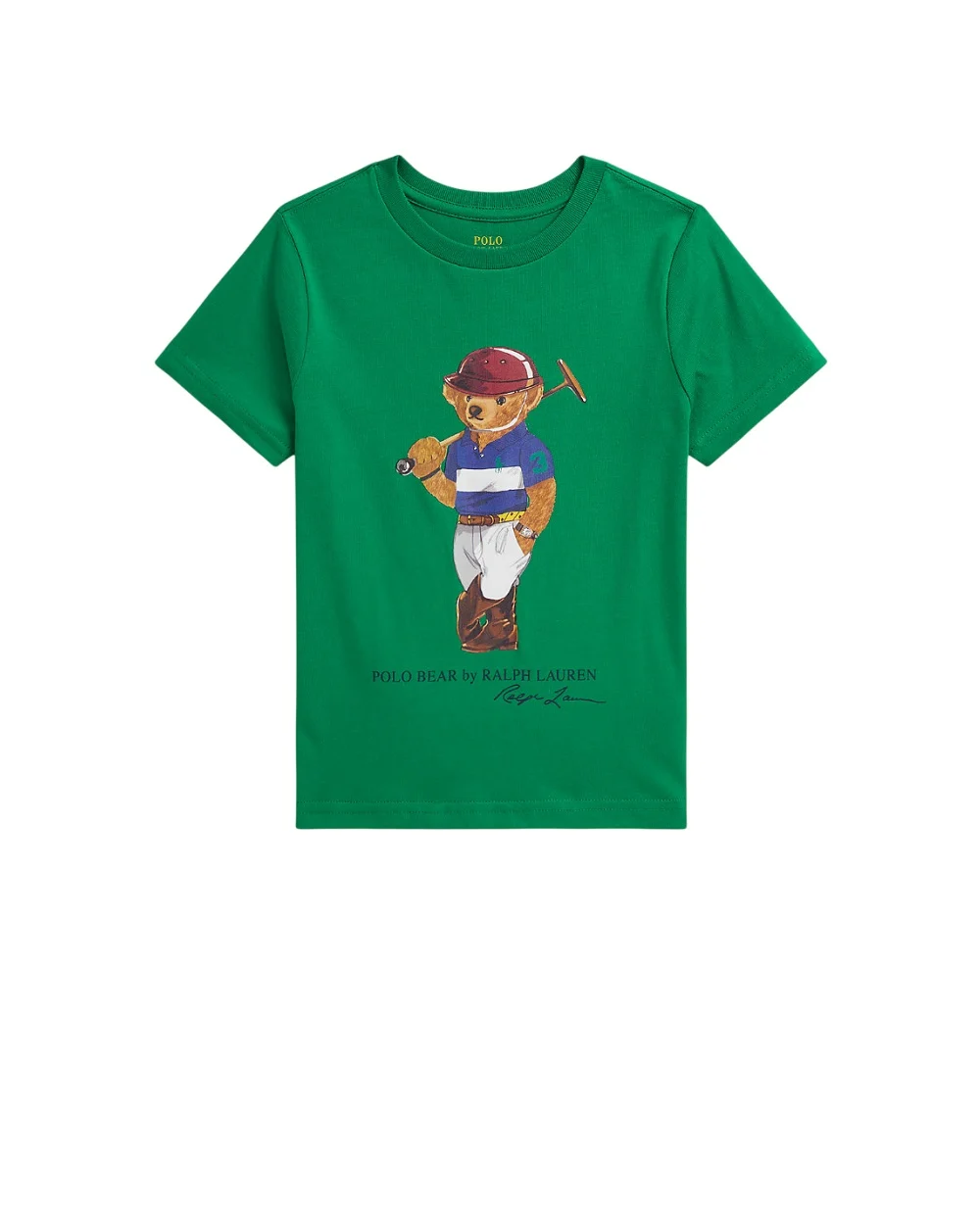 Дитяча футболка Polo Bear Polo Ralph Lauren Kids 322A96607001, зелений колір • Купити в інтернет-магазині Kameron