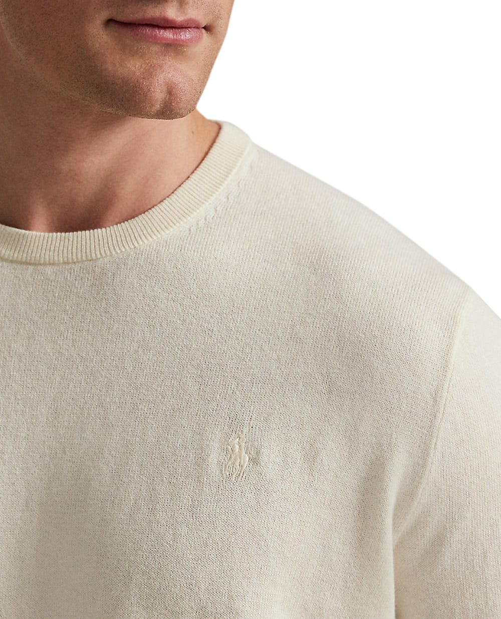 Пуловер Polo Ralph Lauren 710973589005, білий колір • Купити в інтернет-магазині Kameron
