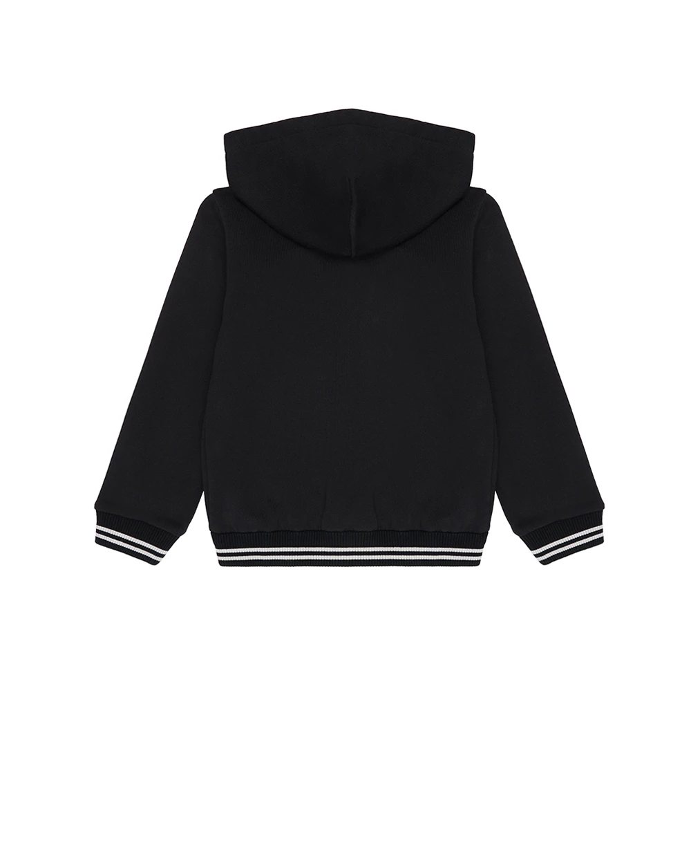 Дитяча толстовка з капюшоном (костюм) Dolce&Gabbana Kids L1JWIT-G7PTH, чорний колір • Купити в інтернет-магазині Kameron