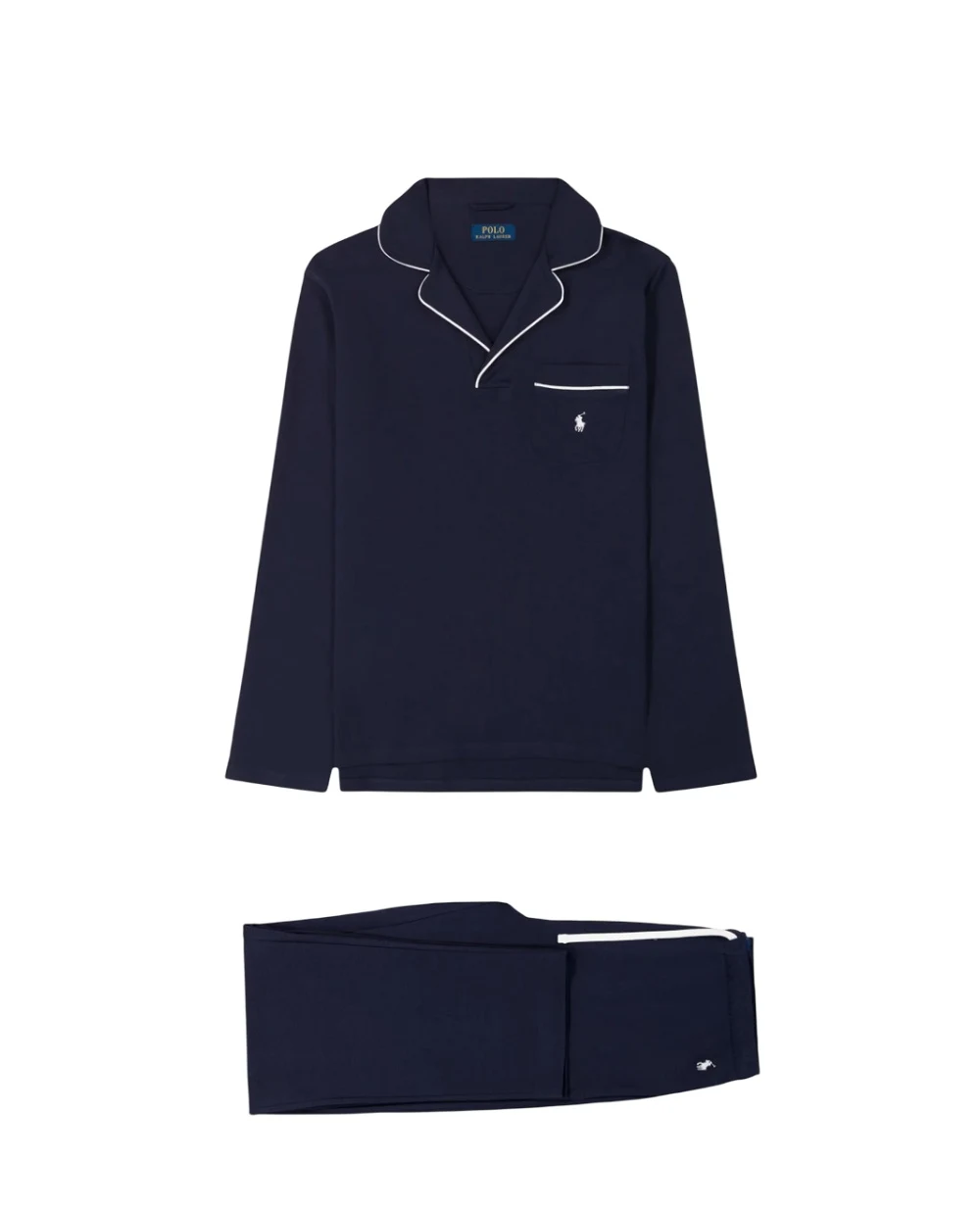 Пижама (рубашка, брюки) Polo Ralph Lauren 714950586011, синий цвет • Купить в интернет-магазине Kameron