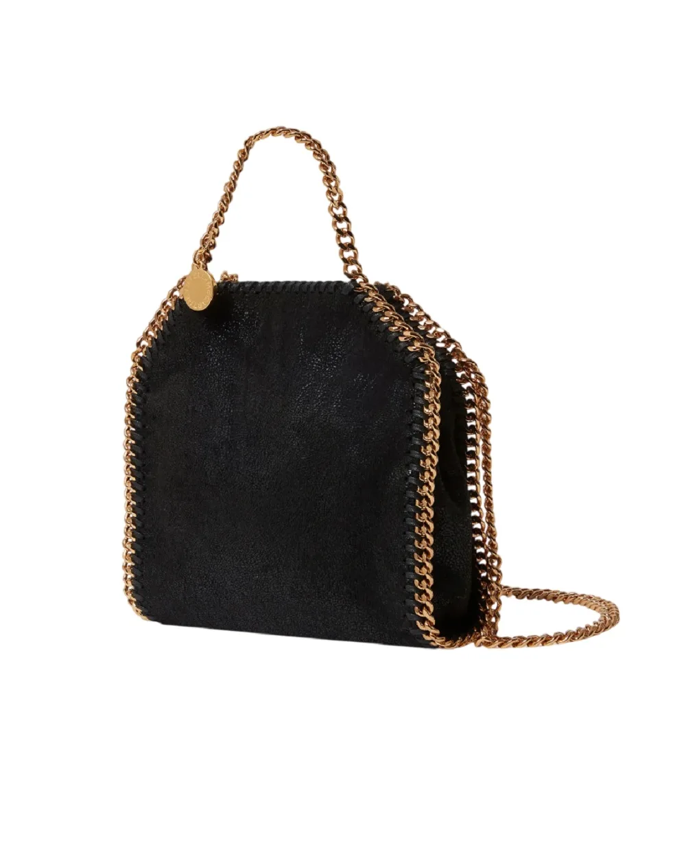 Миниатюрная сумка-тоут Falabella Stella McCartney 391698W9355, черный цвет • Купить в интернет-магазине Kameron