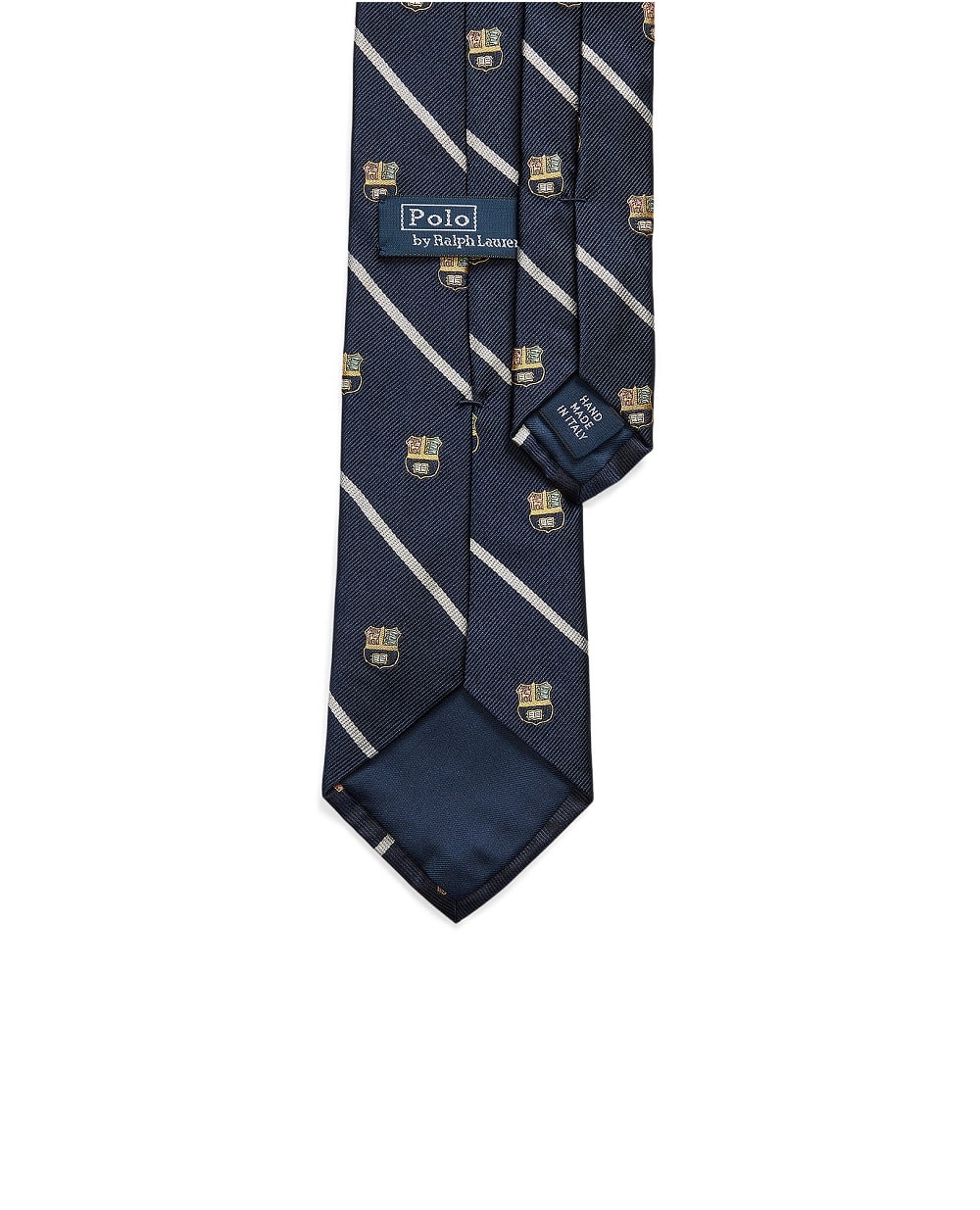 Шелковый галстук Polo Ralph Lauren 712971842001, темно-синий цвет • Купить в интернет-магазине Kameron