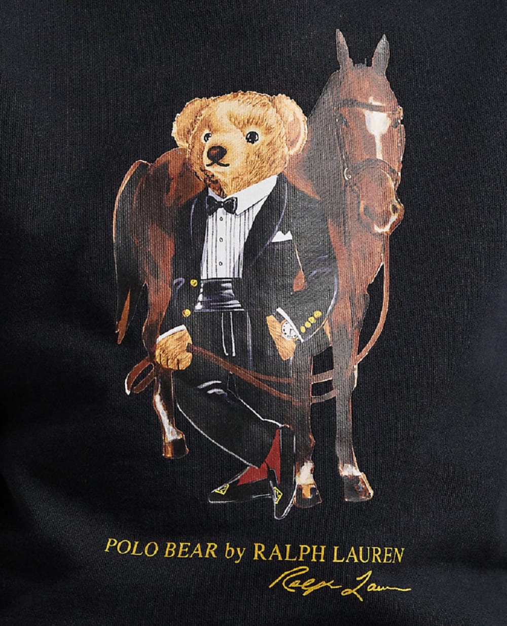 Дитячий світшот Polo Bear Polo Ralph Lauren Kids 323A10261002, чорний колір • Купити в інтернет-магазині Kameron