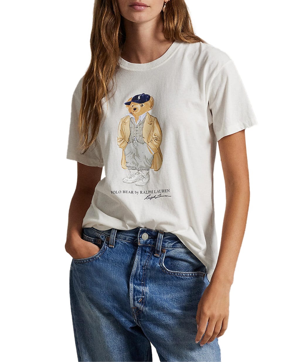Футболка Polo Bear Polo Ralph Lauren 211971752001, білий колір • Купити в інтернет-магазині Kameron