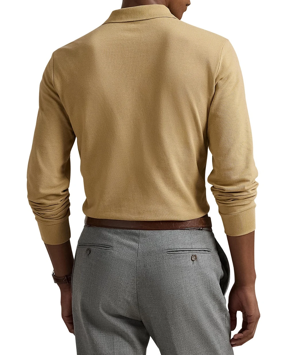 Поло Polo Ralph Lauren 710680790123, бежевый цвет • Купить в интернет-магазине Kameron