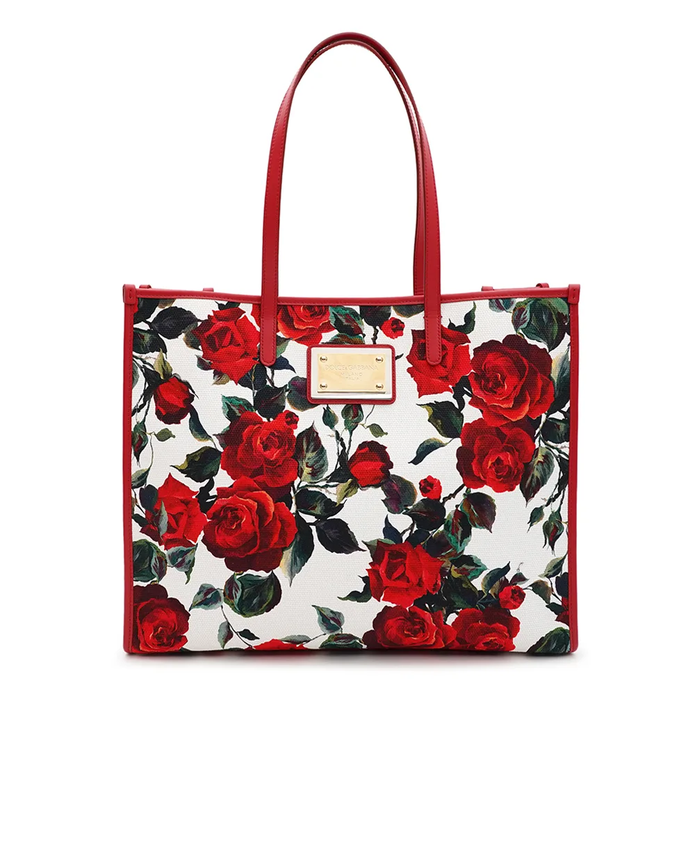 Сумка Canvas Shopper Large Dolce&Gabbana BB2274-AI354, белый цвет • Купить в интернет-магазине Kameron