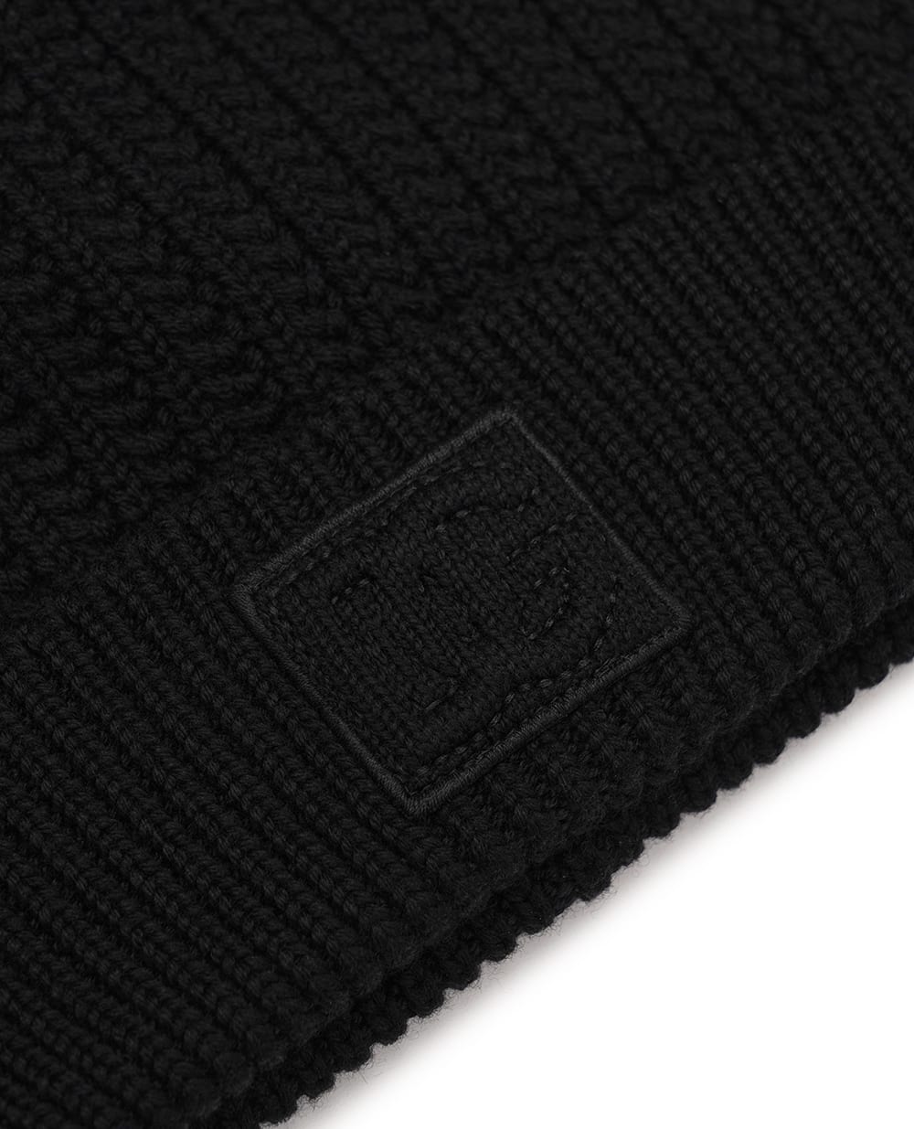Шапка із вовни Dolce&Gabbana GX21KZ-JDVCM, чорний колір • Купити в інтернет-магазині Kameron