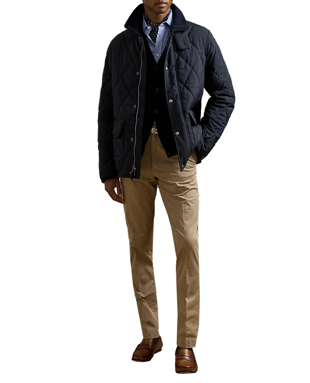 Куртка Ralph Lauren Purple Label 790957971001, темно-синій колір • Купити в інтернет-магазині Kameron