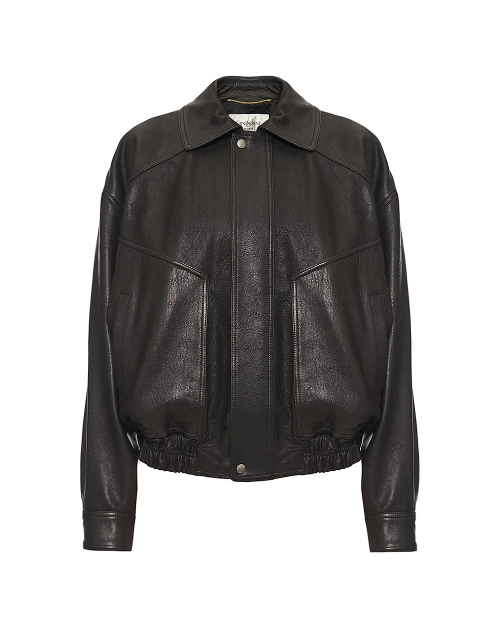 Бомбер Saint Laurent 824387-YCNF2, темно-коричневый цвет • Купить в интернет-магазине Kameron