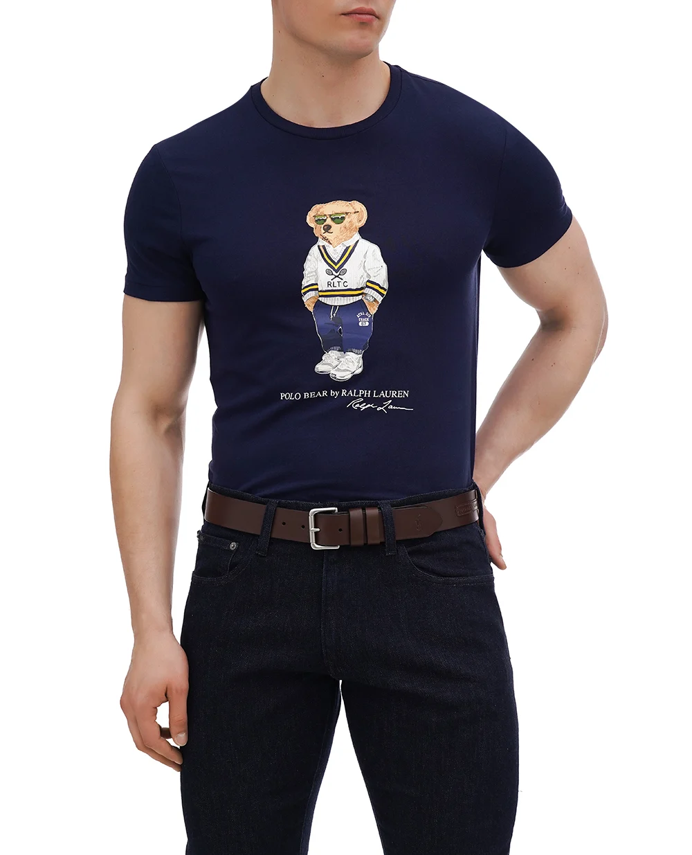 Футболка Polo Bear Polo Ralph Lauren 710973137003, темно-синий цвет • Купить в интернет-магазине Kameron