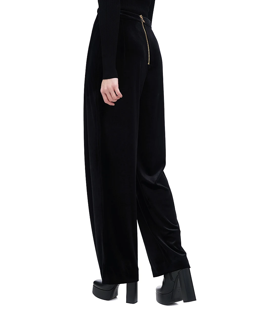 Брюки Balmain DF0PQ312JG50, черный цвет • Купить в интернет-магазине Kameron