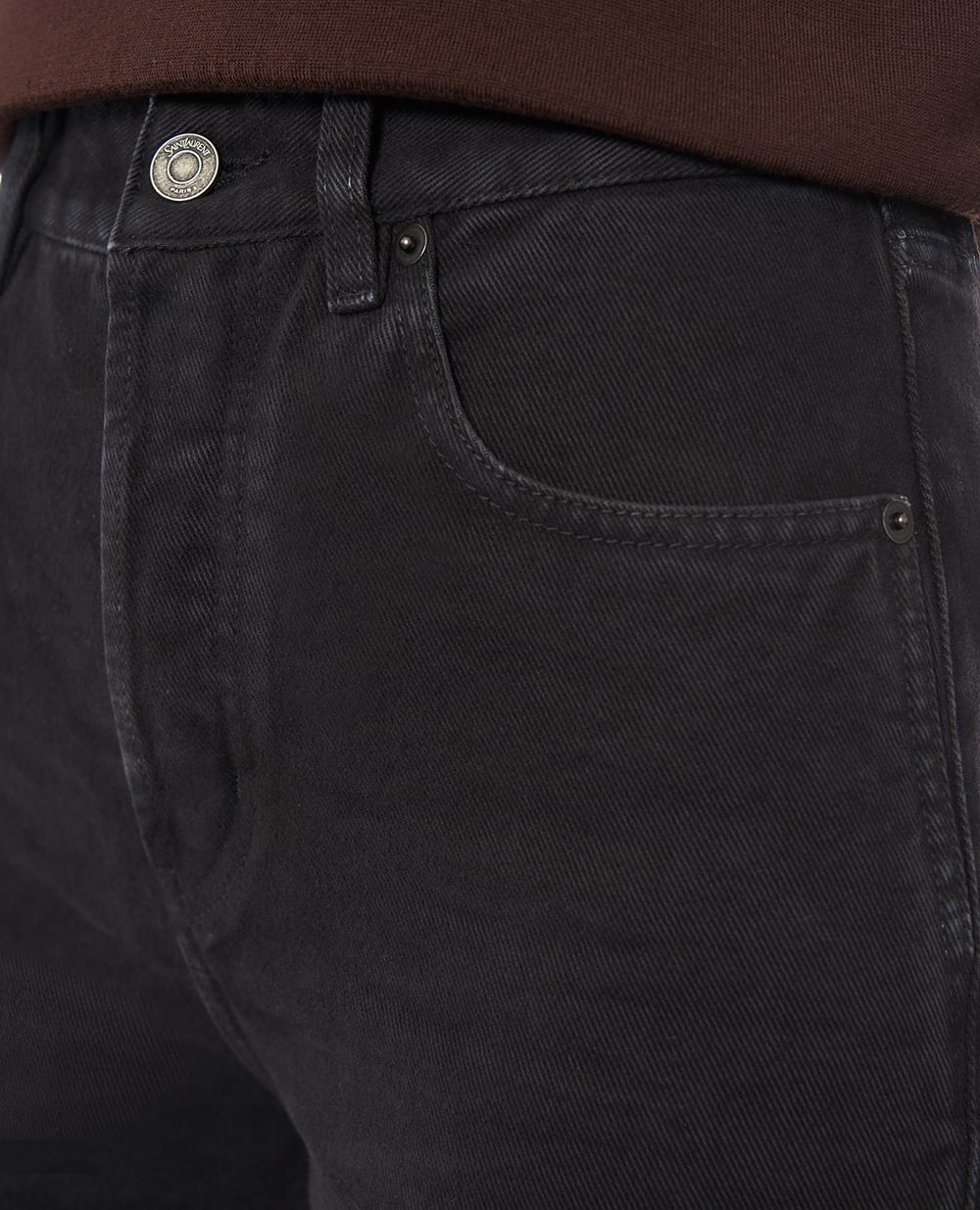 Джинси Saint Laurent 807142-Y29WA, чорний колір • Купити в інтернет-магазині Kameron