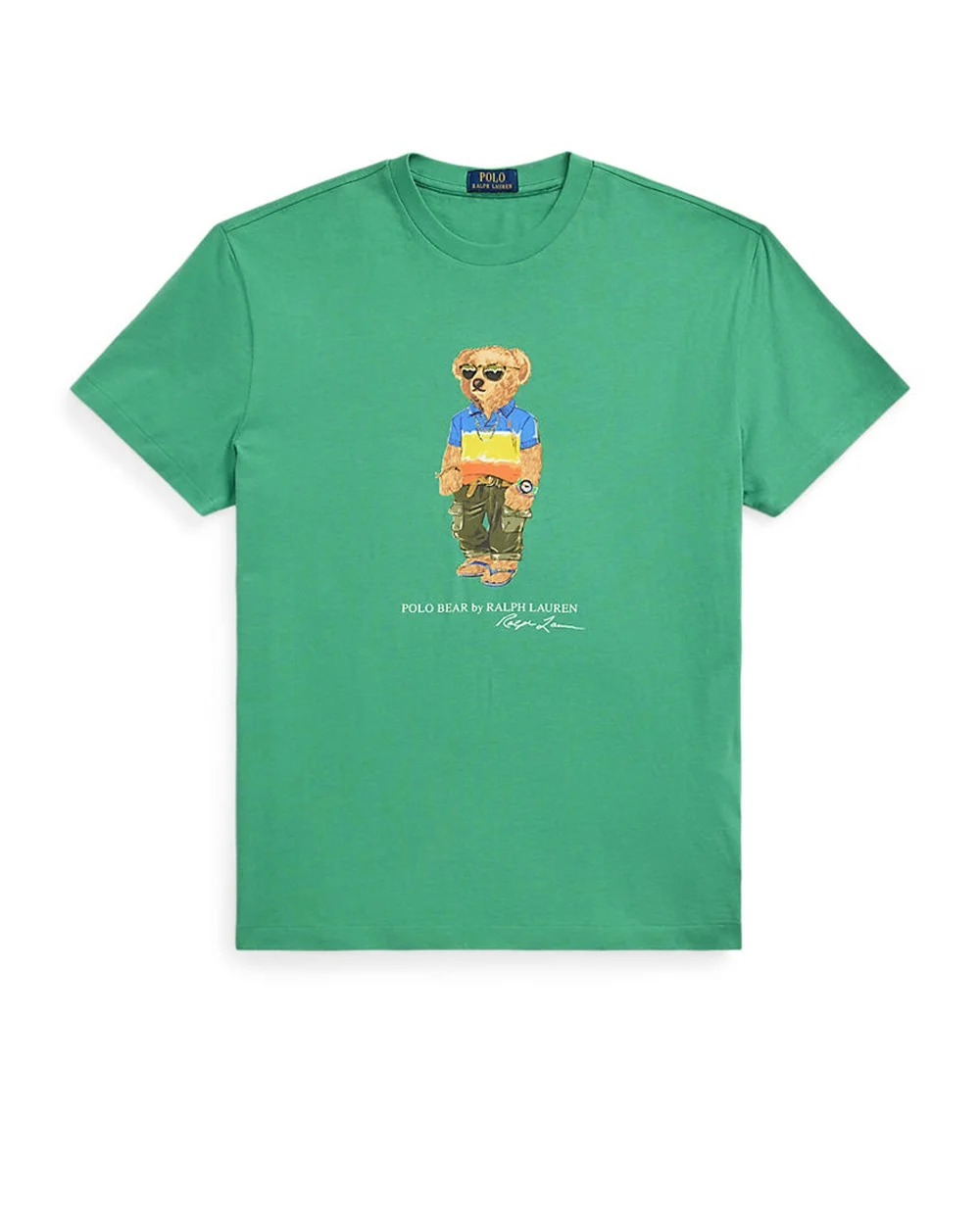 Футболка Polo Bear Polo Ralph Lauren 710973138001, зеленый цвет • Купить в интернет-магазине Kameron