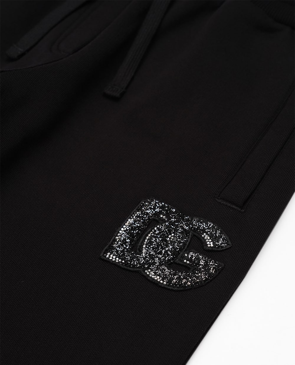 Дитячі спортивні штани (костюм) Dolce&Gabbana Kids L5JPH1-G7PHM-B, чорний колір • Купити в інтернет-магазині Kameron