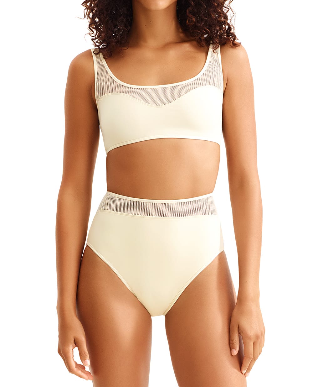 Топ купальника CRESCENDO ERES 032605, белый цвет • Купить в интернет-магазине Kameron