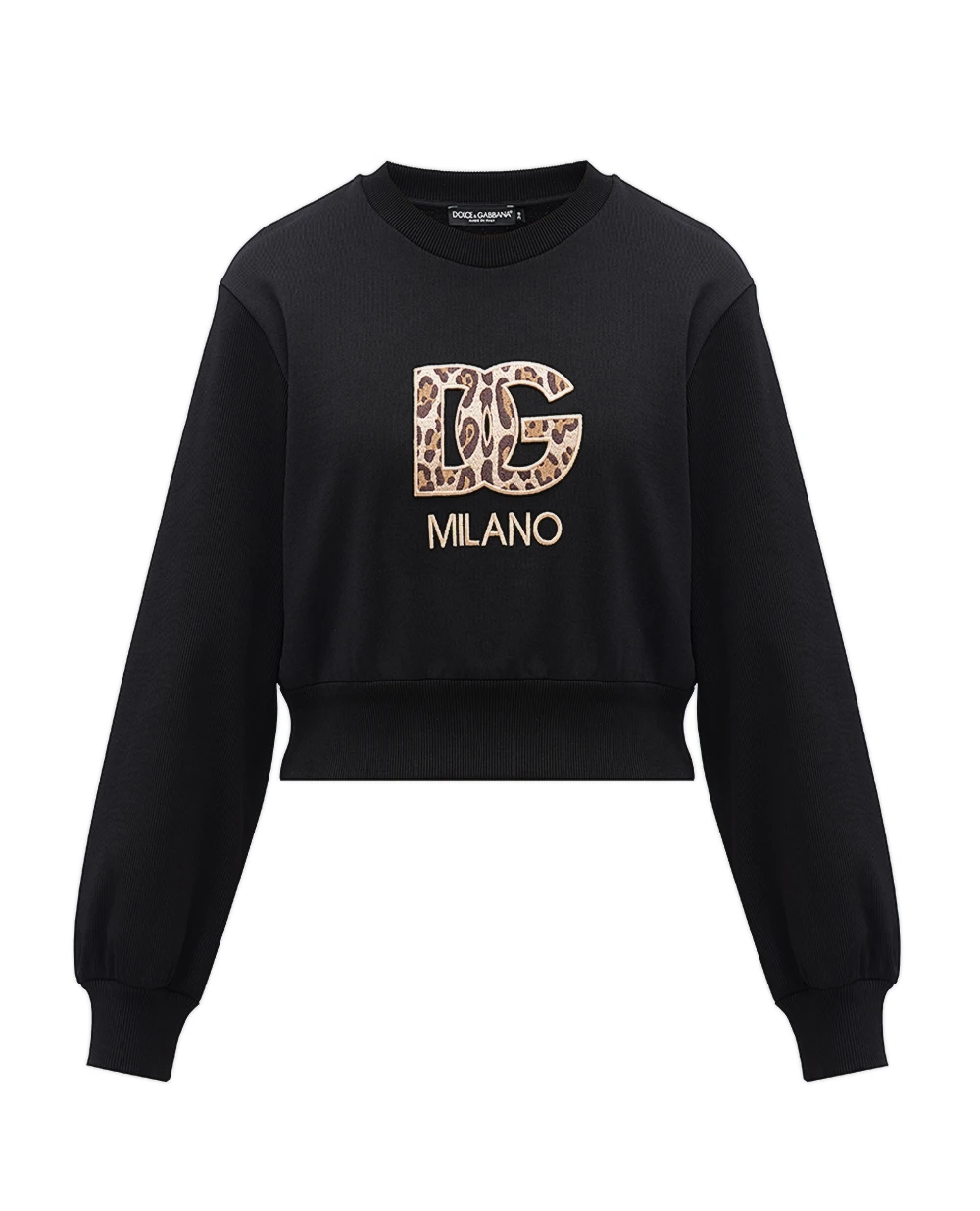 Свитшот Dolce&Gabbana F9R31Z-GDBZY, черный цвет • Купить в интернет-магазине Kameron
