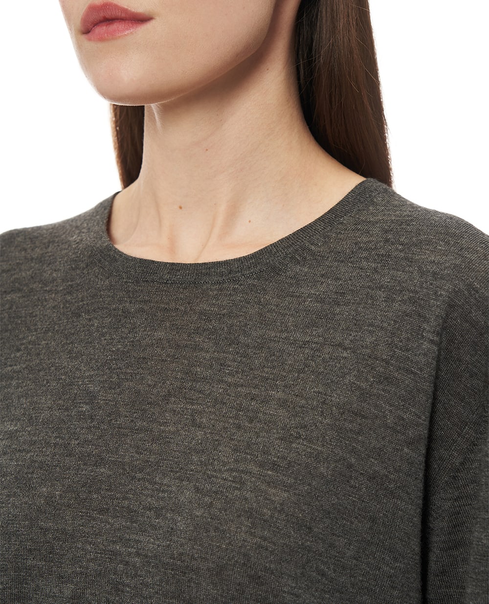 Футболка из кашемира Eterne CHLOE007-09, серый цвет • Купить в интернет-магазине Kameron