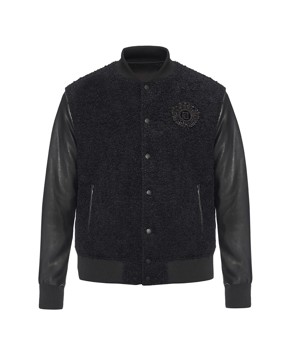 Бомбер Balmain FH1TFA7063MH, черный цвет • Купить в интернет-магазине Kameron