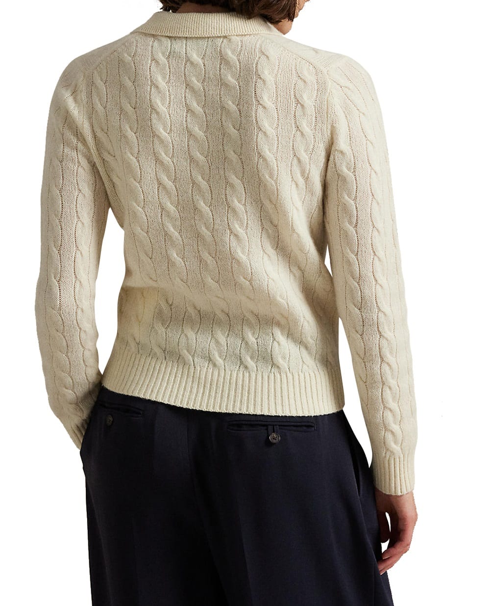 Свитер из шерсти Polo Ralph Lauren 211972132001, кремовый цвет • Купить в интернет-магазине Kameron