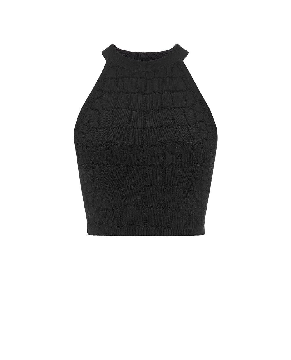 Топ без рукавов Balmain FF0AB027KJ14, черный цвет • Купить в интернет-магазине Kameron