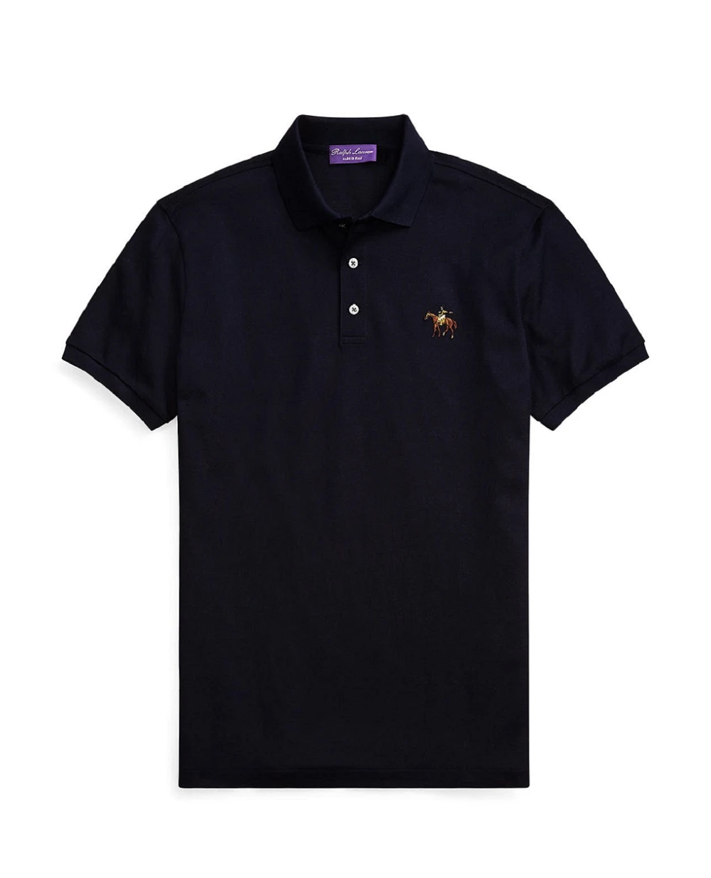 Поло Ralph Lauren Purple Label 790508036071, темно-синий цвет • Купить в интернет-магазине Kameron