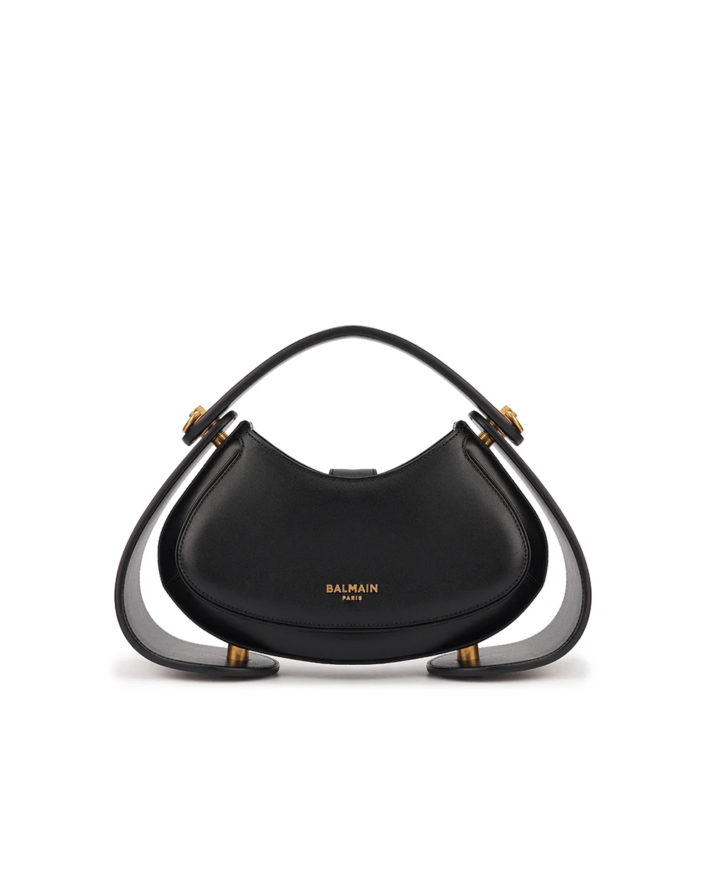 Шкіряна сумка Jolie Madame Medium Balmain DN0DB943LRHX, чорний колір • Купити в інтернет-магазині Kameron
