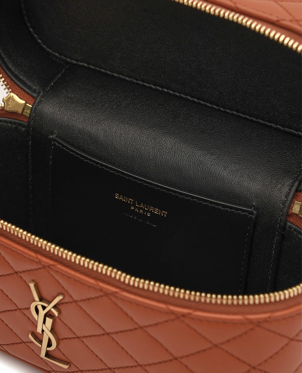 Сумка GABY із овечої шкіри Saint Laurent 766731-1EL07, помаранчевий колір • Купити в інтернет-магазині Kameron