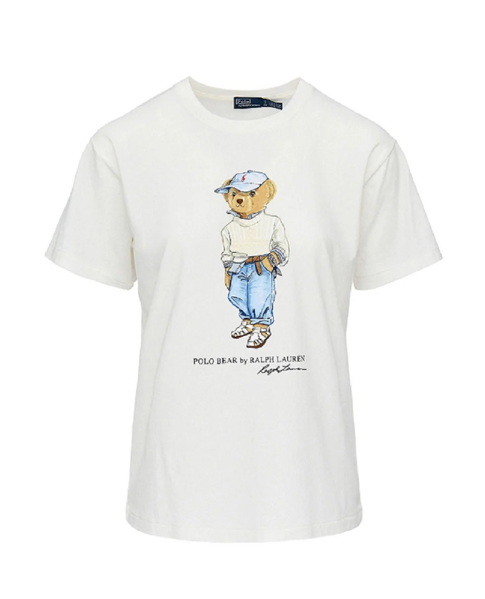 Футболка Polo Bear Polo Ralph Lauren 211965107001, белый цвет • Купить в интернет-магазине Kameron