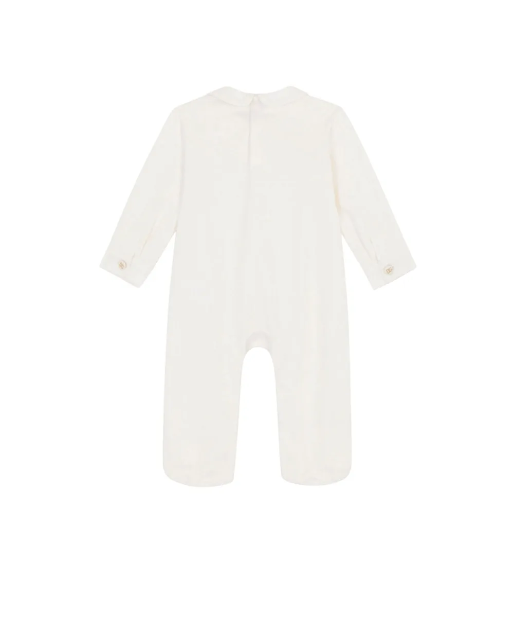 Подарочный набор  (человечек, шапочка, слюнявчик) Dolce&Gabbana Kids L1JO3A-G7BMZ, белый цвет • Купить в интернет-магазине Kameron