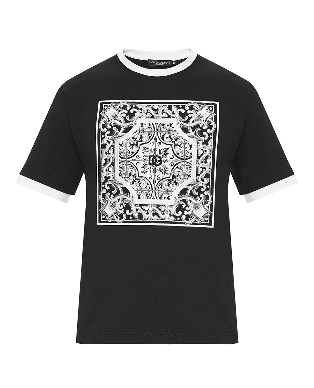 Футболка Dolce&Gabbana G8ST2Z-G7O9T, черный цвет • Купить в интернет-магазине Kameron