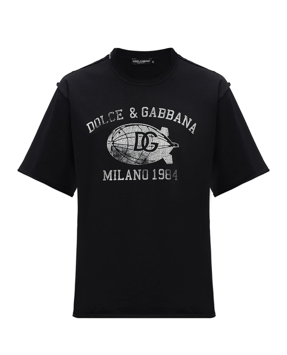 Футболка Dolce&Gabbana G8RF4T-G7NSX, черный цвет • Купить в интернет-магазине Kameron