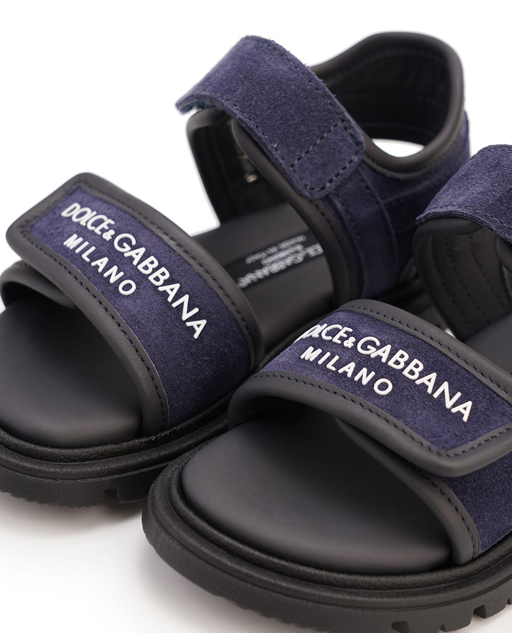 Дитячі сандалі Dolce&Gabbana DL0085-A4434, темно синій колір • Купити в інтернет-магазині Kameron