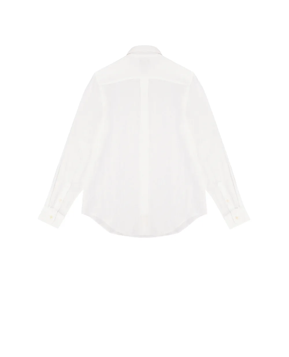 Детская льняная рубашка Polo Ralph Lauren Kids 323967600003, белый цвет • Купить в интернет-магазине Kameron