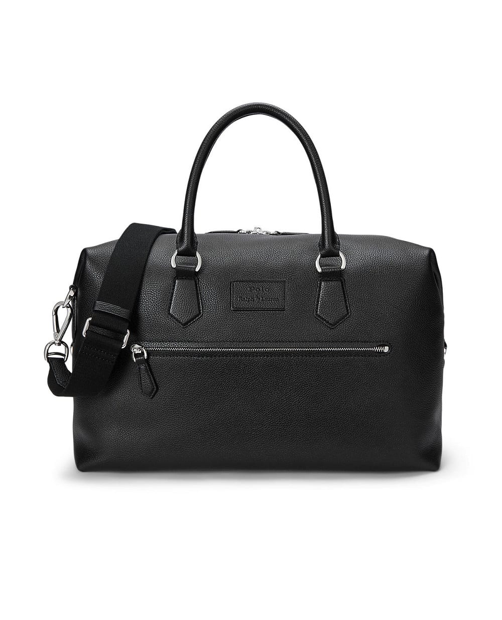 Сумка из коровьей кожи Polo Ralph Lauren 405962459001, черный цвет • Купить в интернет-магазине Kameron