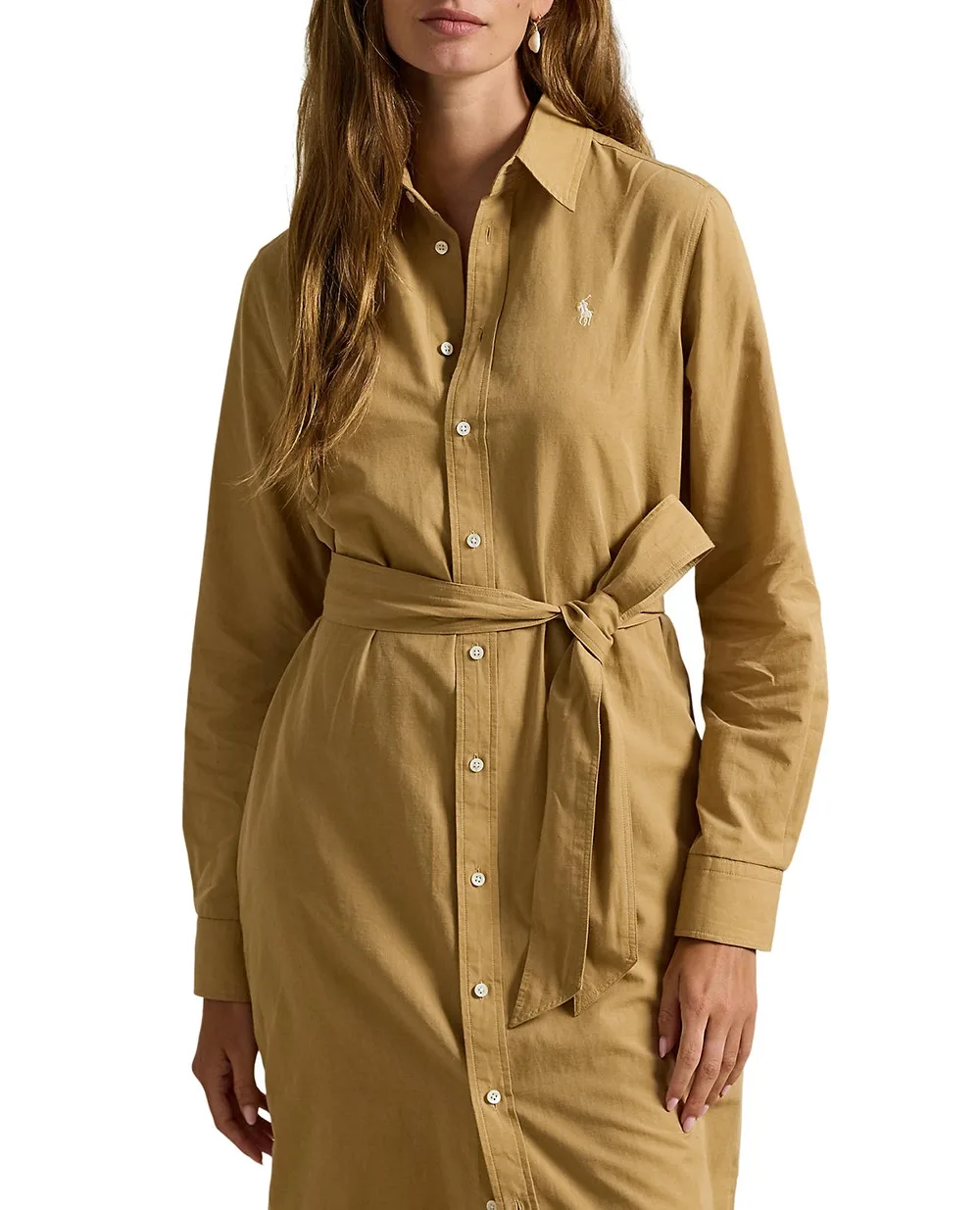 Сукня-сорочка Polo Ralph Lauren 211A96346002, коричневий колір • Купити в інтернет-магазині Kameron