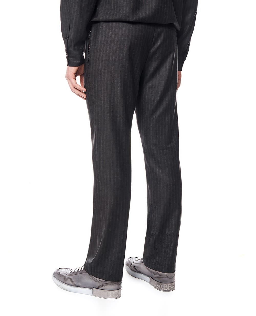 Штани з вовни (костюм) Dolce&Gabbana GP1M2T-FR2ZX, чорний колір • Купити в інтернет-магазині Kameron