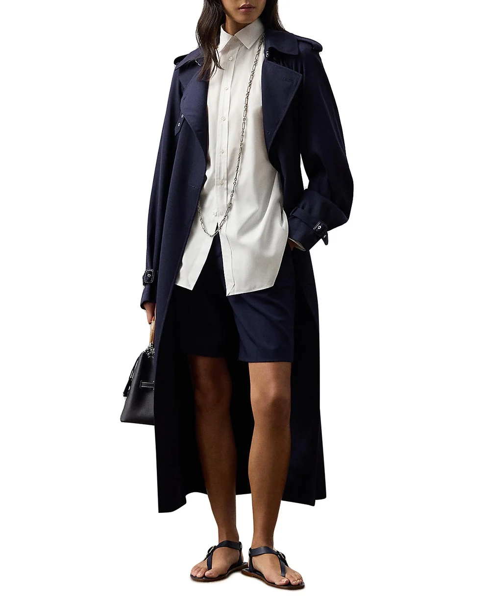 Шорти Minetta із вовни Ralph Lauren Collection 290P10232002, синій колір • Купити в інтернет-магазині Kameron