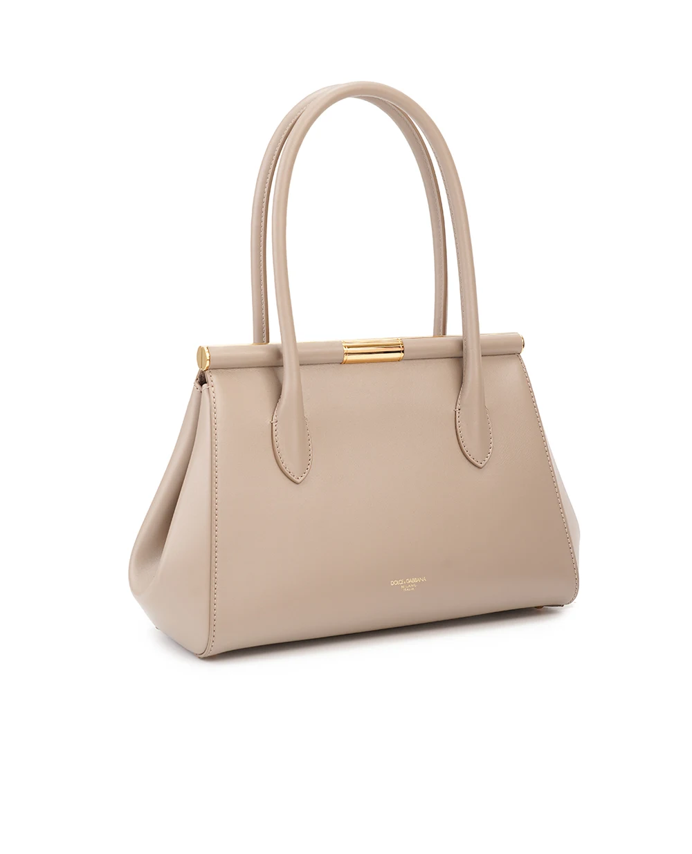 Шкіряна сумка Marlene Dolce&Gabbana BB7734-A3G19, бежевий колір • Купити в інтернет-магазині Kameron