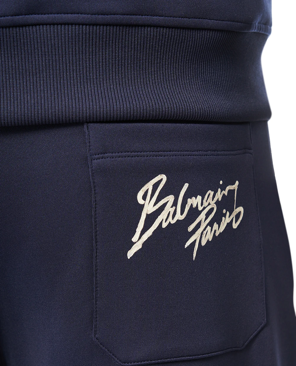 Спортивные брюки (костюм) Balmain GH1PQ436BD40, синий цвет • Купить в интернет-магазине Kameron