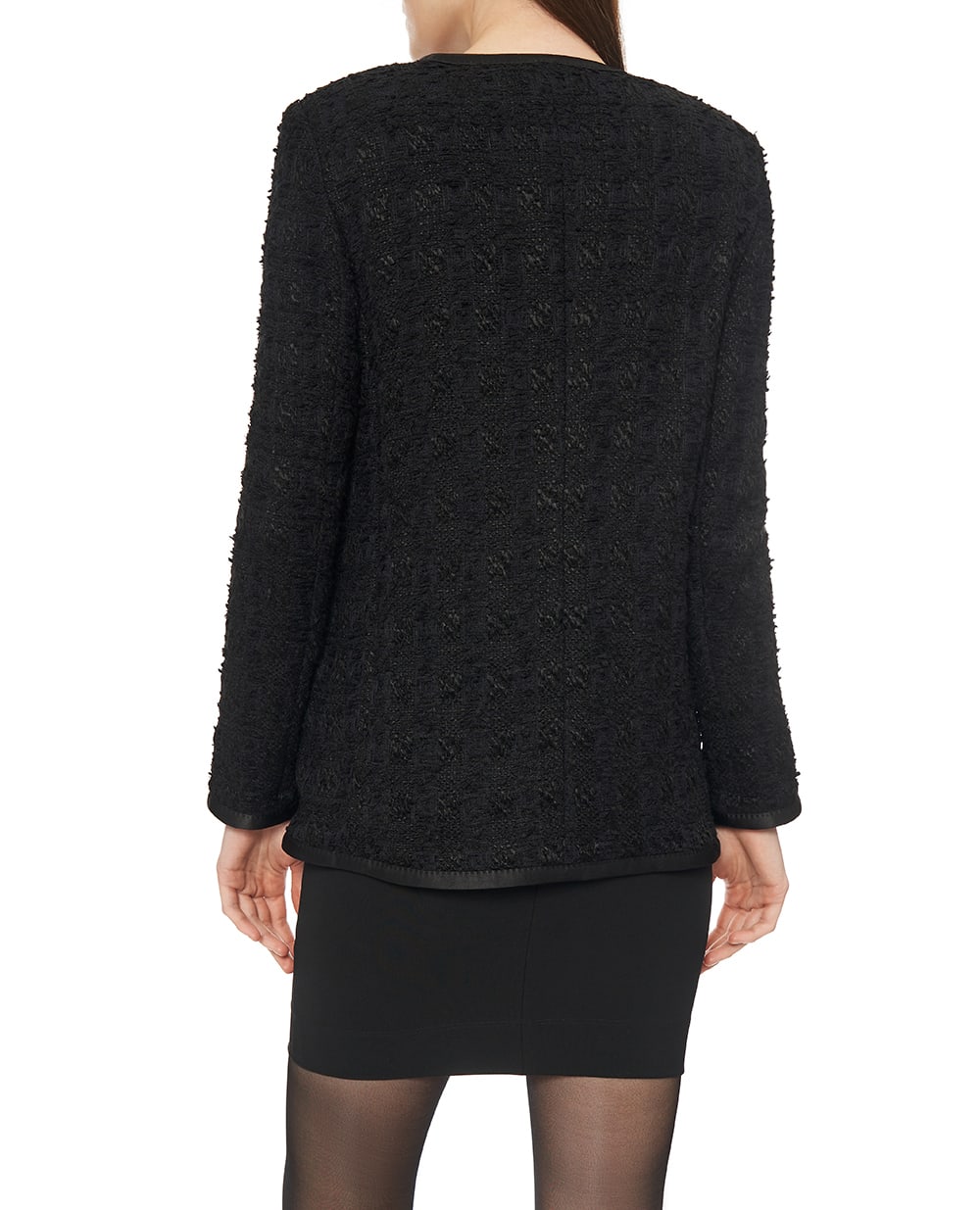 Жакет однобортний з твіду Dolce&Gabbana F27EET-HUMJK, чорний колір • Купити в інтернет-магазині Kameron