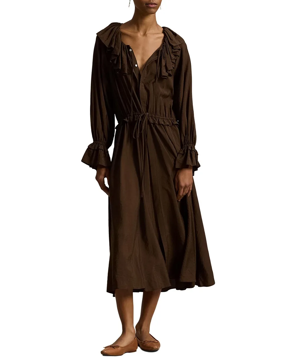 Сукня Polo Ralph Lauren 211A96366001, темно-коричневий колір • Купити в інтернет-магазині Kameron