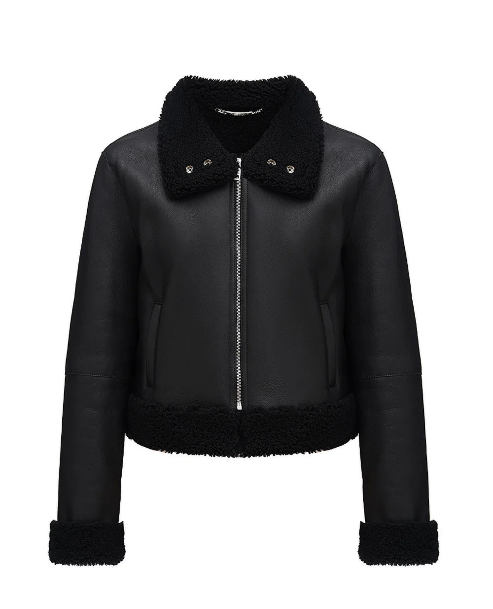 Дубленка Dolce&Gabbana F9R99L-FUP83, черный цвет • Купить в интернет-магазине Kameron