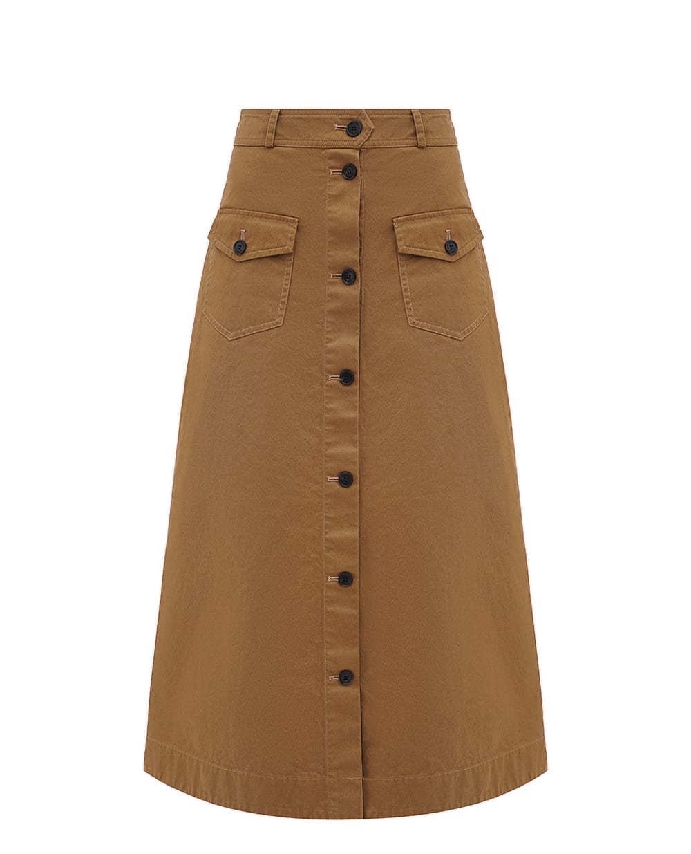 Юбка Saint Laurent 817344-Y04VY, коричневый цвет • Купить в интернет-магазине Kameron