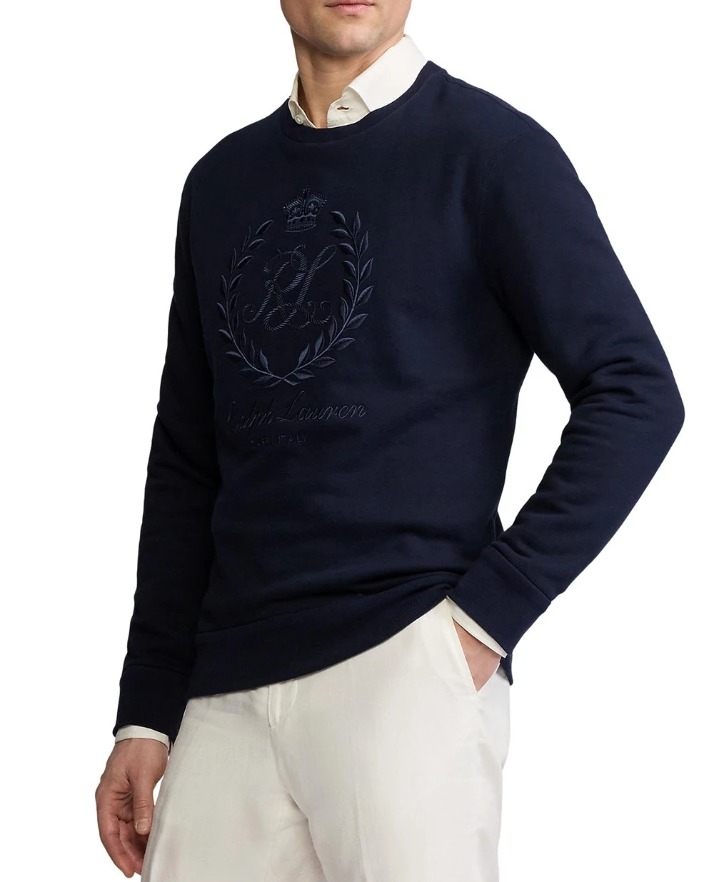 Свитшот Ralph Lauren Purple Label 790966291001, темно-синий цвет • Купить в интернет-магазине Kameron