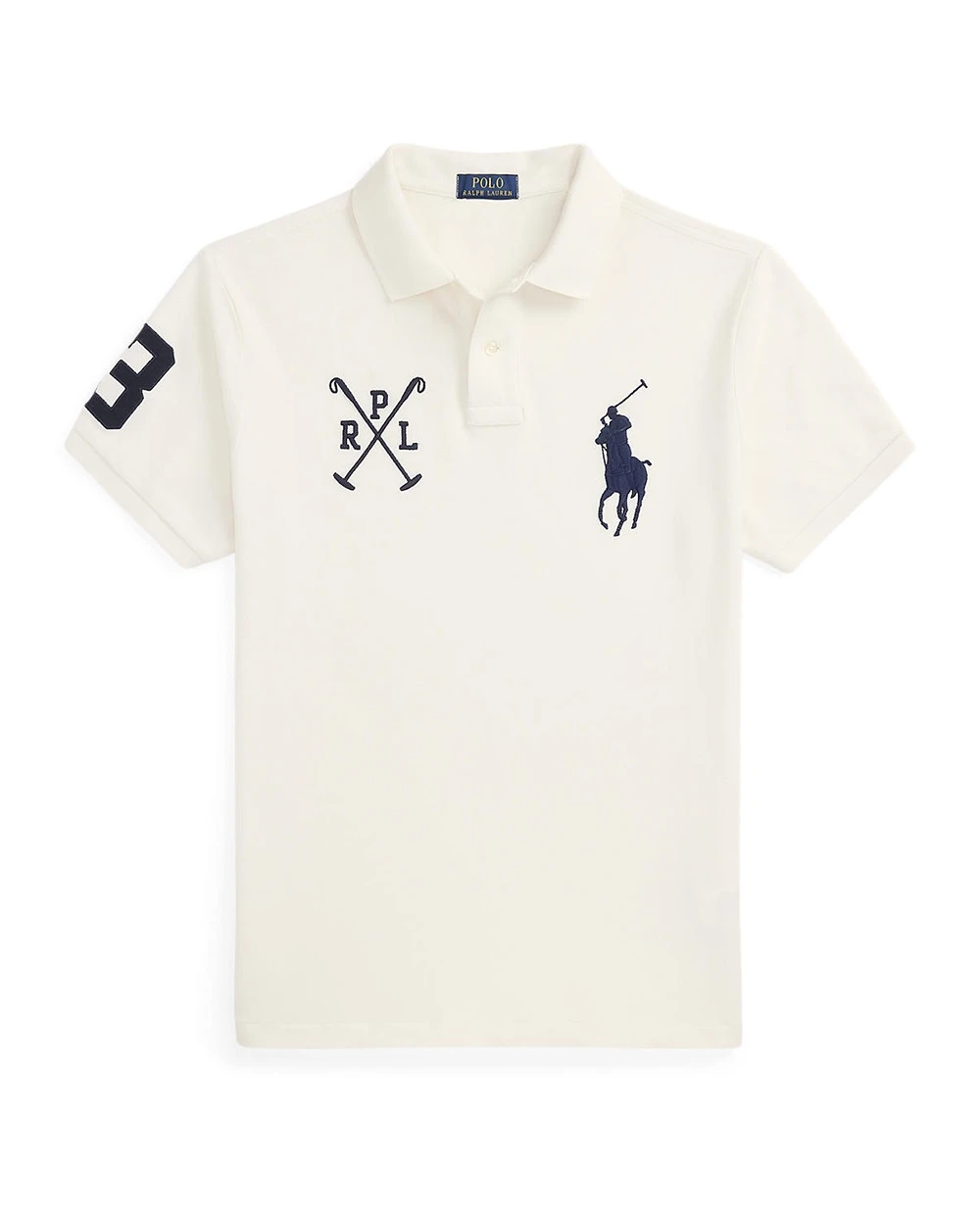Поло Polo Ralph Lauren 710978082002, белый цвет • Купить в интернет-магазине Kameron
