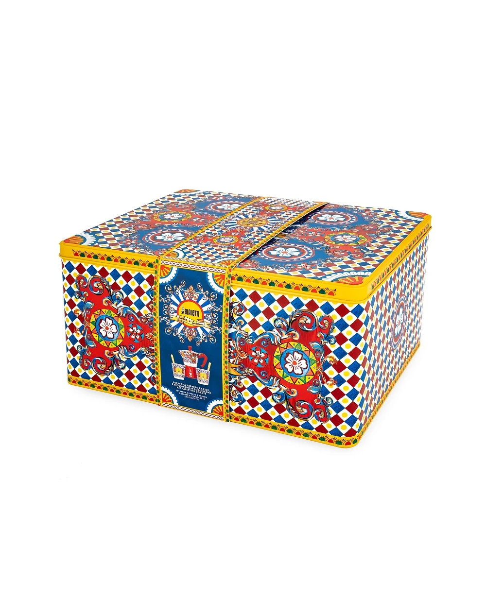 Набор гейзерная кофеварка с фарфоровыми кофейными чашки Dolce&Gabbana TCK015-TCAFN, разноцветный цвет • Купить в интернет-магазине Kameron