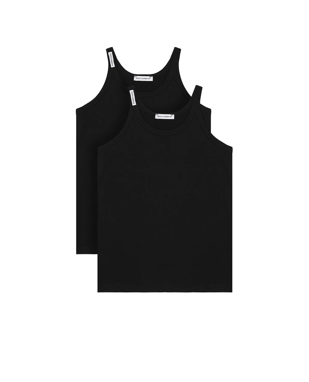 Дитяча майка (2 шт.) Dolce&Gabbana Kids L4U702-OY7IB-S, чорний колір • Купити в інтернет-магазині Kameron