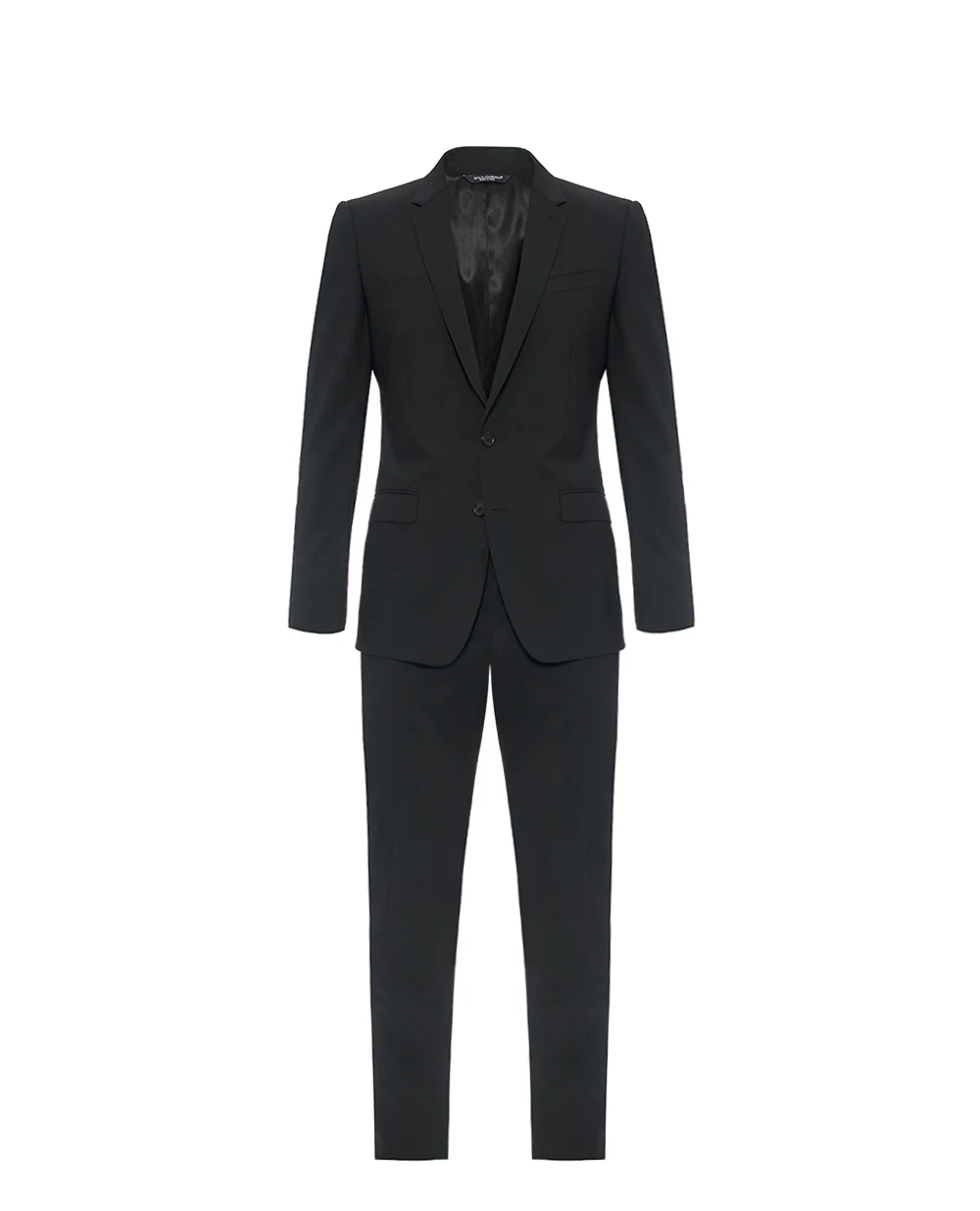 Классический костюм-двойка из шерсти Dolce&Gabbana GK0EMT-GF874, черный цвет • Купить в интернет-магазине Kameron