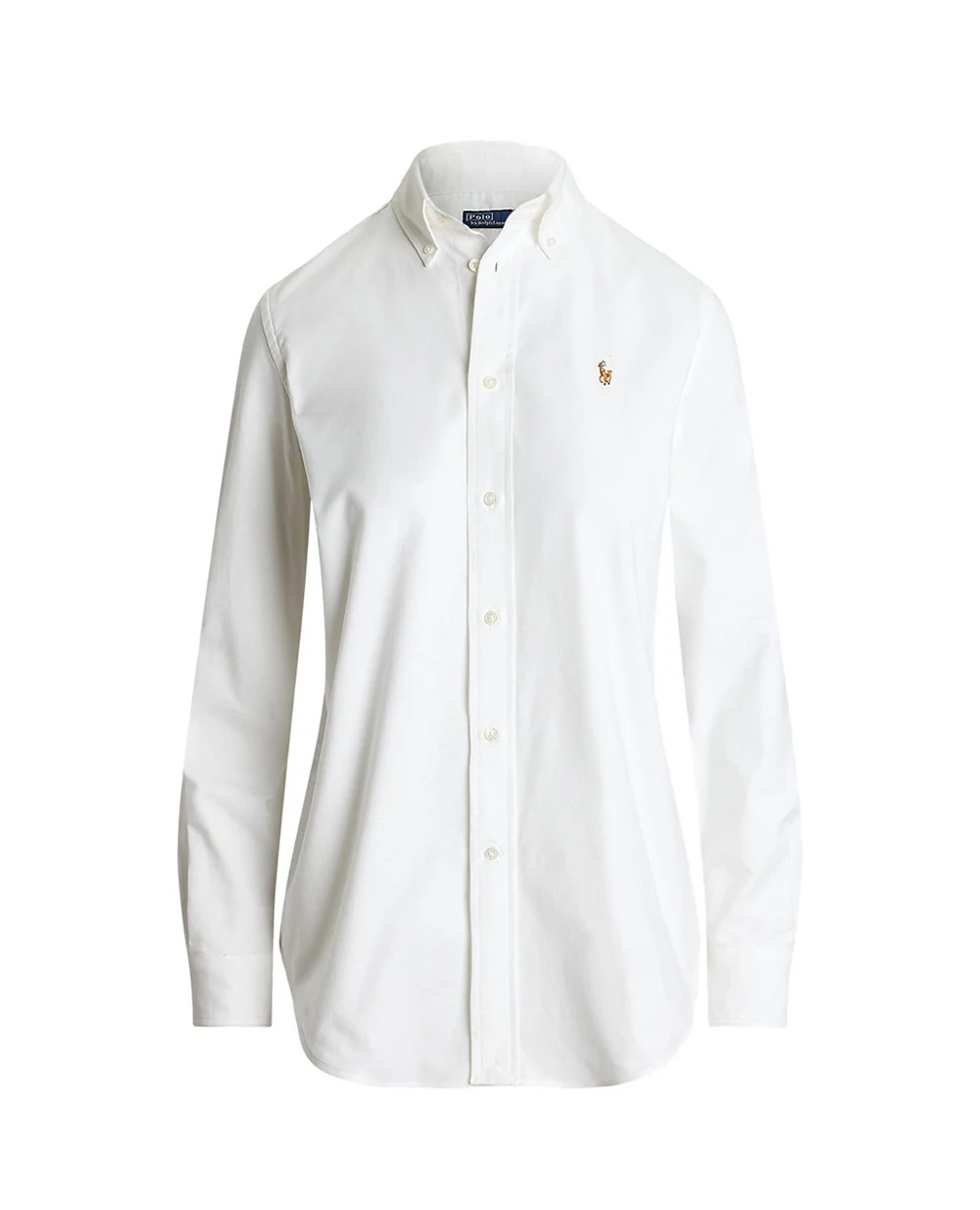 Рубашка Oxford Polo Ralph Lauren 211941520002, белый цвет • Купить в интернет-магазине Kameron